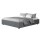 Artiss Toki King Size Bed Frame Gas Lift Base Grey Faux Linen Upholstered Storage Platform Wooden Slats Sturdy Design