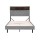 Artiss King Single Bed Frame with LED Lights, Storage Headboard, Hidden Box, Grey Faux Linen, Timber Steel Base