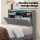 Artiss King Single Bed Frame with LED Lights, Storage Headboard, Hidden Box, Grey Faux Linen, Timber Steel Base