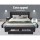 Artiss Mila King Size Bed Frame Charcoal - Faux Linen, 4 Storage Drawers, Tufted Headboard, Sturdy Steel & Wood Design