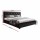 Artiss Tiyo Double Size Gas Lift Bed Frame, Black - PVC Leather, Storage, Scandinavian Tufted Headboard, 300kg Capacity