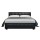 Artiss Tiyo Double Size Gas Lift Bed Frame, Black - PVC Leather, Storage, Scandinavian Tufted Headboard, 300kg Capacity