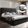 Artiss King Size Bed Frame, Black Tiyo – Gas Lift Storage, PVC Leather Upholstery, Tufted Headboard, Sturdy Wooden Base