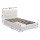 Artiss Tiyo King Single Gas Lift Bed Frame - White, PVC Leather, Tufted Headboard, Storage, Easy Assembly