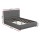 Artiss Tiyo Queen Size Bed Frame Gas Lift Storage Upholstered Faux Linen Grey Tufted Headboard Wooden Slats