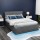 Artiss Tiyo Queen Size Bed Frame Gas Lift Storage Upholstered Faux Linen Grey Tufted Headboard Wooden Slats