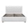 Artiss Tiyo Queen Size Gas Lift Bed Frame - White PVC Leather, Tufted Headboard, Storage, Heavy-Duty, Easy Assembly