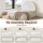 Artiss Queen Boucle Fabric Foam Bed Frame Vacuum Compressed No Assembly Removable Washable Cover Low Profile