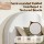 Artiss Queen Boucle Fabric Foam Bed Frame Vacuum Compressed No Assembly Removable Washable Cover Low Profile