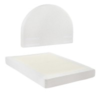 Artiss Queen Boucle Fabric Foam Bed Frame Vacuum Compressed No Assembly Removable Washable Cover Low Profile