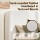 Artiss Double Boucle Fabric Vacuum Compressed Bed Frame with Foam Base and Removable Cover 155x196cm