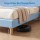Artiss Kids King Single Upholstered Bear Bed Frame Blue White 180kg Capacity Child Safe Padding 118x213x107cm