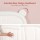 Artiss Kids AU King Single Upholstered Bed Frame Bear Ear Headboard Beige White Child Safe PVC Leather