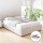 Artiss VILA Queen Size Bed Frame Gas Lift Storage Beige Linen Upholstered Tufted Headboard Wooden Slats 300kg
