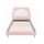Artiss King Single Pink Kids Bed Frame Cute Kitty Upholstered Padded Headboard Waterproof PVC Leather