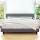 Artiss Neo King Size Bed Frame in Grey – Faux Linen Upholstery, Wood Slat Base, High-Density Foam, Easy Assembly