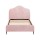 Artiss OLAN King Single Bed Frame, Velvet Upholstered, Pink, Solid Wood Slats, Plush Headboard, 180KG Capacity