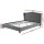 Artiss Queen Bed Frame with Wingback Tufted Headboard, Grey Linen Upholstery, Steel Frame, Fits Standard Queen Mattress