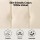 Artiss Double Upholstered Velvet Bed Frame with Tufted Headboard 133x185cm Cream White Platform No Box Spring Required