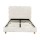 Artiss King Single Bed Frame Cloud Headboard White Bouclé Fabric, Wood and Metal Platform Base, 300KG Capacity