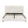 Artiss Queen Bed Frame Cloud Headboard Bouclé Fabric Upholstery, Wood and Metal Platform Base, White, 300KG