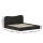 Artiss DARA King Size Bed Frame Boucle Upholstered, Padded Headboard, Pine Wood Slats, Sturdy Metal Connectors, Black