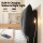 Artiss Queen Horizontal Gas Lift Bed Frame Black Velvet with LED and USB Type‑C Charging Station 164x228cm