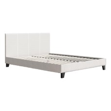 Artiss Neo Queen Bed Frame - Premium Boucle Fabric, Textured Headboard, Sturdy Design, Easy Assembly, 1-Year Warranty