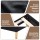 Artiss Double Upholstered Bed Frame Adjustable Headboard RGB Mood Lighting Corduroy Velvet 300kg Capacity