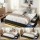 Artiss Queen Upholstered Bed Base with RGB Mood Lighting USB C Charging Station and Four Storage Drawers