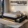 Artiss Queen Upholstered Bed Base with RGB Mood Lighting USB C Charging Station and Four Storage Drawers