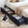 Artiss Queen Upholstered Bed Base with RGB Mood Lighting USB C Charging Station and Four Storage Drawers