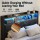 Artiss Double Bed Frame with Gas Lift Storage RGB LED Lights and USB Type‑C Charging Headboard 300kg