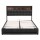 Artiss Queen Bed Frame Gas Lift Storage LED Lights Integrated USB Type C Charging Station PU Leather