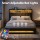 Artiss Queen Bed Frame Gas Lift Storage LED Lights Integrated USB Type C Charging Station PU Leather
