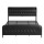 Artiss King Bed Frame PU Leather Upholstered with Storage Headboard and SAA Charging Station 300kg Capacity
