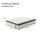 Artiss White Double Bed Frame with PVC Leather Headboard & BedStory Hybrid Mattress Bundle - Medium-Firm Support