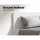 Artiss BedStory Queen Set: Leather Frame, Medium-Firm Hybrid Mattress, Pocket Coils, Easy Assembly, White Finish