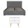 Artiss Tiyo Queen Upholstered Gas Lift Storage Bed Frame with Matching 2-Drawer Bedside Table Bundle