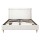 Artiss Queen Bed Frame with Upholstered Linen Headboard, Sturdy Wooden Base, Reinforced Slats, Beige, 300KG Capacity
