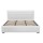 Artiss Tiyo King Size Gas Lift Bed Frame White Upholstered PVC Leather Tufted Headboard and Storage 215x190x99cm
