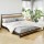 Artiss Dane King Size Bed Frame - Metal & Wood, Industrial Design, Black Powder-Coated Steel, Fits 183x203cm Mattress