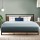 Artiss Dane King Size Bed Frame - Metal & Wood, Industrial Design, Black Powder-Coated Steel, Fits 183x203cm Mattress