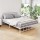 Artiss Leo Metal Bed Frame Double - White, Powder-Coated Steel, Strong Support, Ample Under-Bed Storage, Easy Assembly