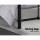 Artiss Leo Metal Bed Frame - Single Size, Black Steel, Country Style, Powder-Coated Finish, with Underbed Storage