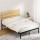 Artiss PAULA Bed Frame Double Size - Black Metal, MDF Headboard, Rust-Resistant, 300kg Capacity, Easy Assembly, Storage Space