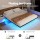 Artiss Queen Bed Frame with LED Lights, Sturdy Metal Platform, Silent Design, 300KG Capacity, Tool-Free Assembly