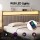 Artiss King Velvet Metal Bed Frame with LED Headboard USB Type C Charging and 2 Drawers Black 203x183cm