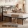 Artiss WAVE Queen Metal Bed Frame with Integrated Charging Station USB Type C MDF Headboard Black 225cm
