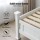 Artiss King Single Bed Frame & Bedside Table Set - White Pine Wood, Durable Timber Slats, Eco-Friendly, Stylish Storage